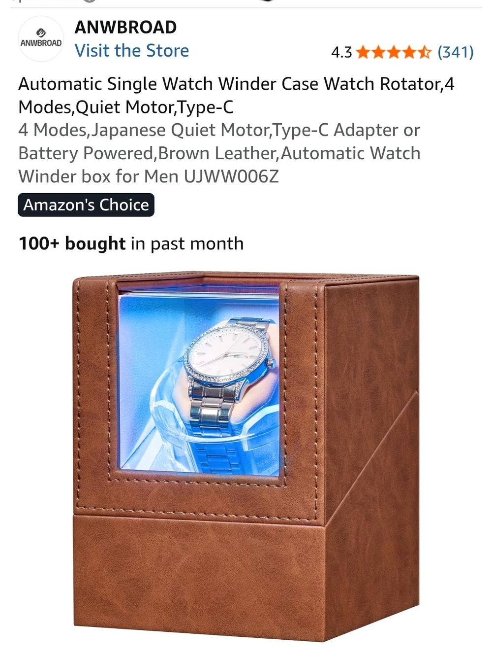 Automatic Watch Winder (FACTORY SEALED) - Picture 9 of 13